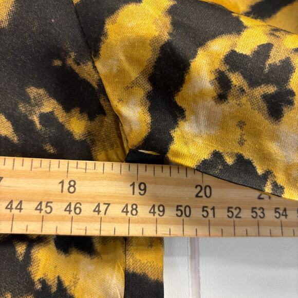 Nu Denmark Women's Abstract Tie Dye Boho Indie Henley Top Size S Free-Spirited - Picture 4 of 9